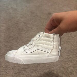 Vans Kids White High-Top Sneakers